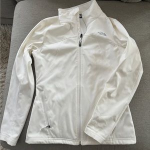 Women’s White Northface Soft Shell Jacket